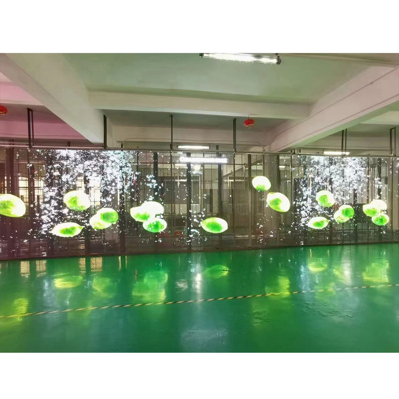 P2.6-5.2 HD স্বচ্ছ এলইডি ডিসপ্লে প্যানেল 2500nits ঝুলন্ত ইনস্টলেশন