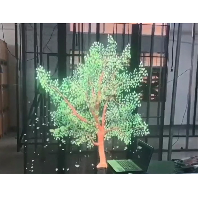 4K স্লিম ট্রান্সপারেন্ট LED ডিসপ্লে প্যানেল মাল্টিকোলার হাই ডিফিনিশন