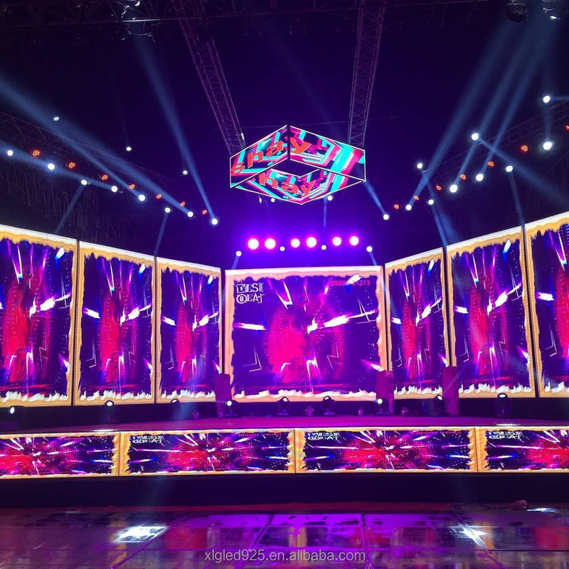 ব্যবহারিক ভাড়া ভিডিও ওয়াল ডিসপ্লে, জলরোধী LED স্ক্রিন স্টেজ ভাড়ার জন্য