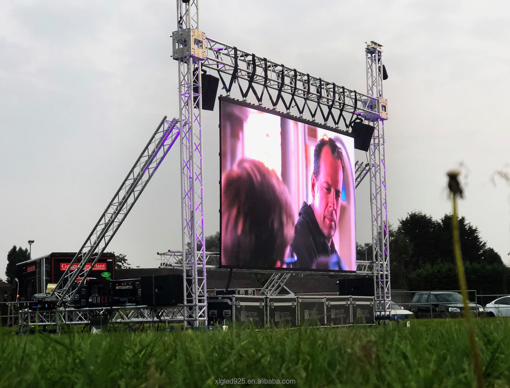 ব্যবহারিক ভাড়া ভিডিও ওয়াল ডিসপ্লে, জলরোধী LED স্ক্রিন স্টেজ ভাড়ার জন্য