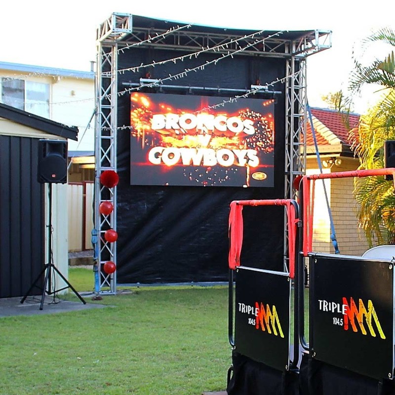 জলরোধী এসএমডি ভাড়া এলইডি ডিসপ্লে ওয়াল বহুমুখী পূর্ণ রঙ