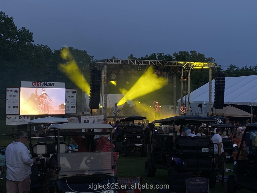 ৬৪x৬৪ স্টেজ এলইডি প্যানেল স্ক্রিন ভাড়া বহুমুখী পূর্ণ রঙ P3.91mm