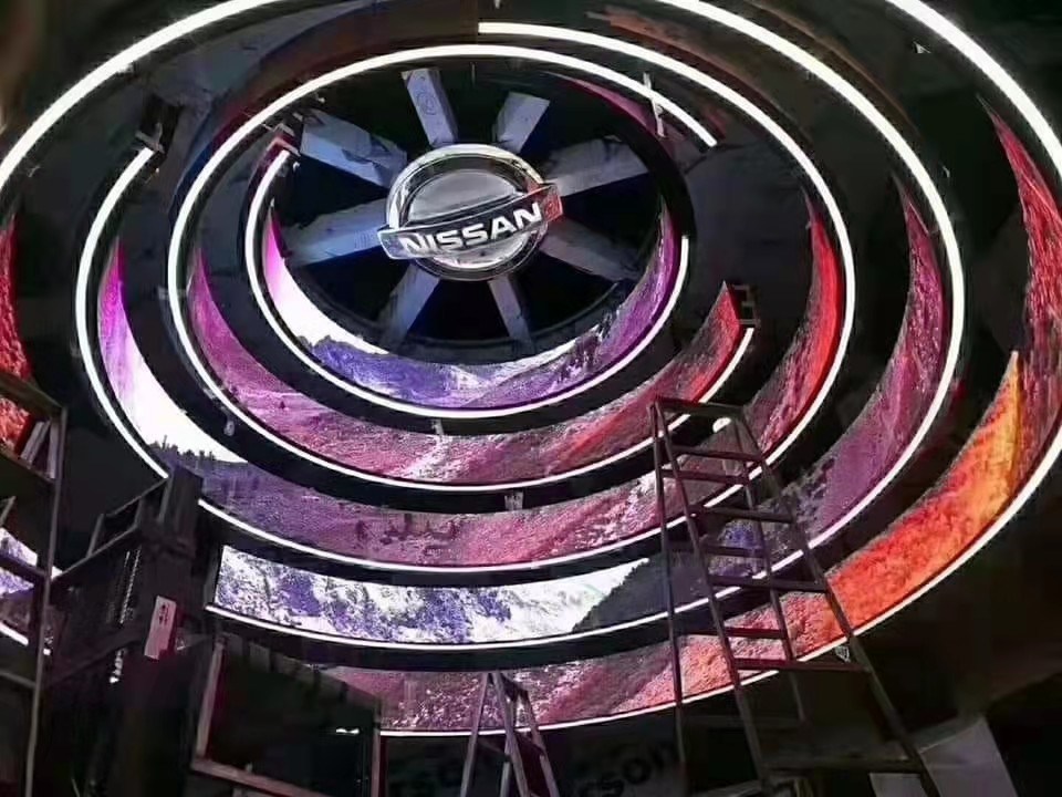 5V 60A আউটডোর LED ভিডিও ডিসপ্লে, মাল্টিকলার LED প্যানেল স্ক্রিন আউটডোর