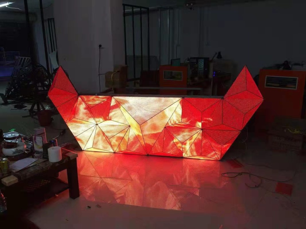 P2 P2.5 P3.91 উদ্ভাবনী স্ক্রিন প্রযুক্তি, আরজিবি ইনডোর ডিজে এলইডি ডেস্ক