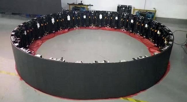 এসএমডি ইনডোর কনসার্ট এলইডি স্ক্রিন P4.81 বড় পূর্ণ রঙ নমনীয়