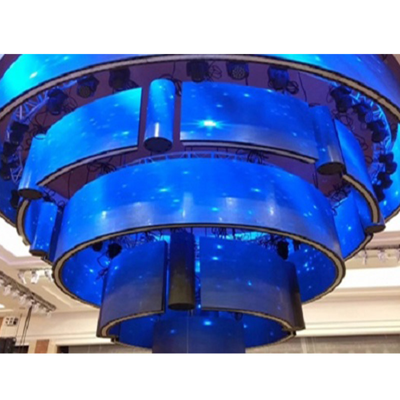 এসএমডি ইনডোর কনসার্ট এলইডি স্ক্রিন P4.81 বড় পূর্ণ রঙ নমনীয়