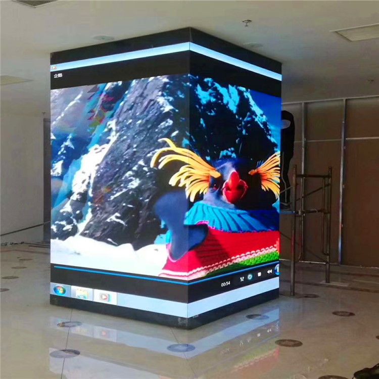 সিউমলেস কোণ বাঁকা LED ভিডিও ওয়াল, প্রদর্শনী LED প্রদর্শনী নরম মডিউল